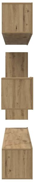 TV szekrény garnitúra 8 pcs kézműves tölgy 30.5 x 30 x 90 cm