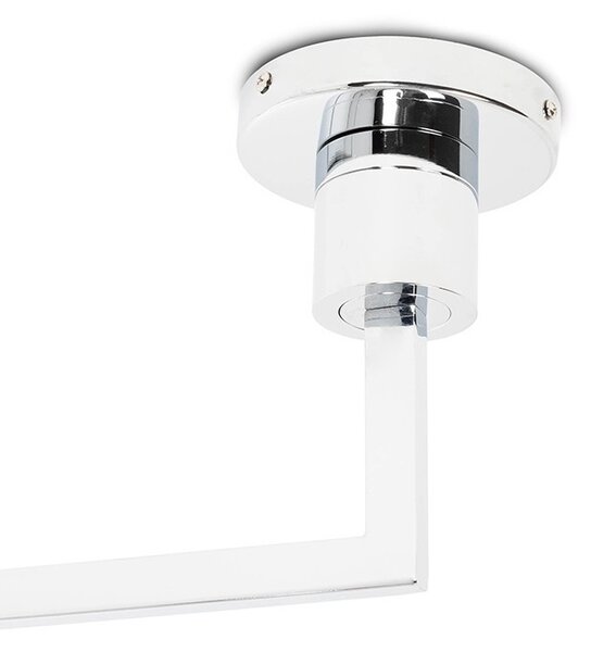 King Home ROTA 360 Függőlámpa Króm Ezüst Forgatható