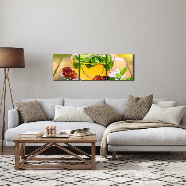 Kép - Tea (órával) (90x30 cm)