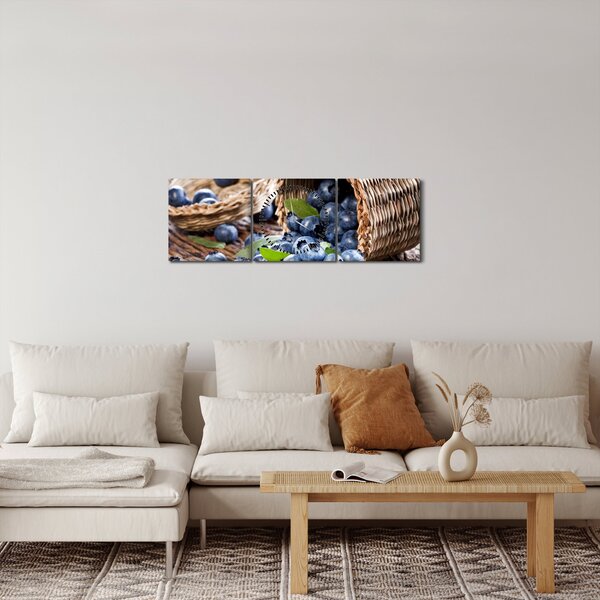 Kép - Lédús áfonya (órával) (90x30 cm)