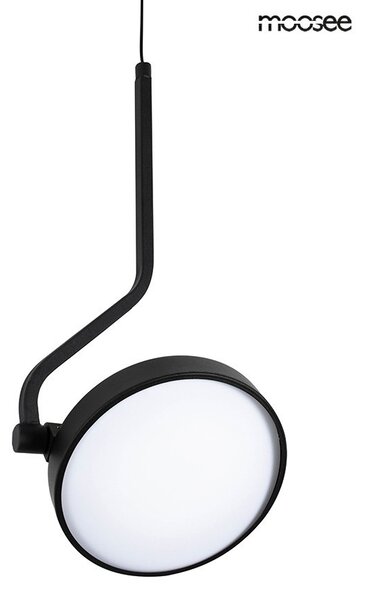 Moosee FLAT 3 Fekete Acél LED Fali Lámpa Forgatható Burákkal