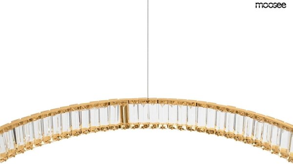 Moosee Liberty Triples Kristály Függőlámpa Arany LED