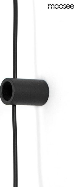 Moosee FLAT 3 Fekete Acél LED Fali Lámpa Forgatható Burákkal