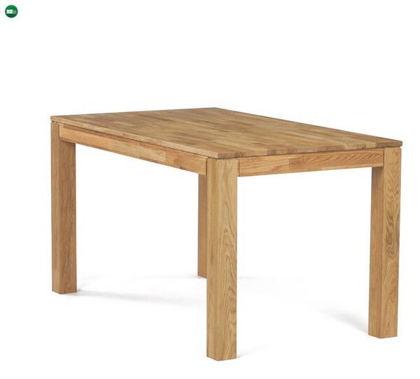 Tömör Tölgy Étkezőasztal 140×80 cm. DS-H140 DUB