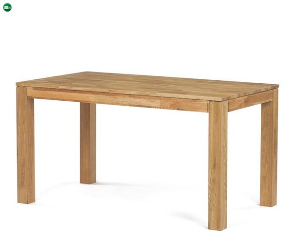 Tömör Tölgy Étkezőasztal 140×80 cm. DS-H140 DUB