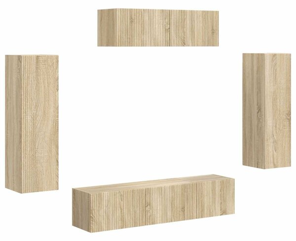 VidaXL TV szekrény 5 pcs Sonoma tölgy