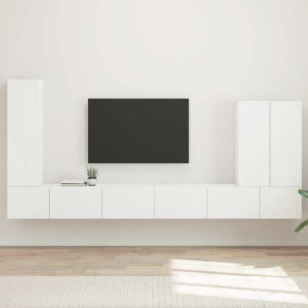 VidaXL TV falit kabinet szett 6 db Fehér