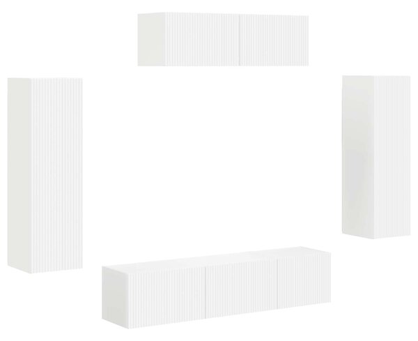 VidaXL TV szekrény 5 pcs Fehér