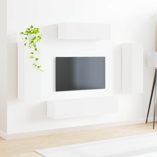 VidaXL TV szekrény 5 pcs Fehér