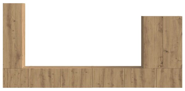 VidaXL TV falit kabinet szett 6 db Artisan tölgy