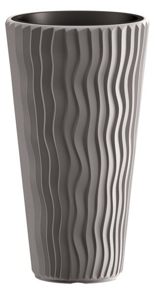 Prosperplast SANDY SLIM virágcserép szürke 39 cm