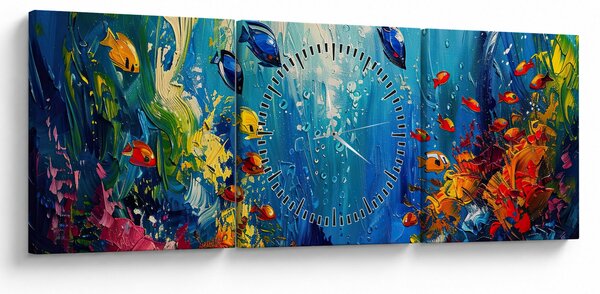 Kép - A víz alatti világ festése (órával) (90x30 cm)