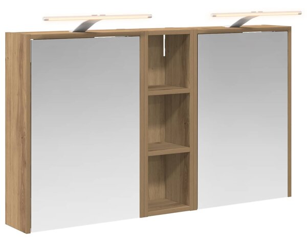 VidaXL Fürdőszobai Szekrény Szett 3 db 106 x 16 x 62,5 cm Szerelt fa
