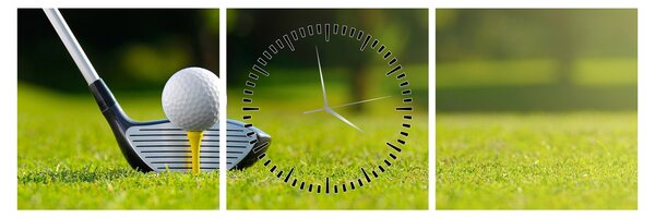 Kép - Golf (órával) (90x30 cm)