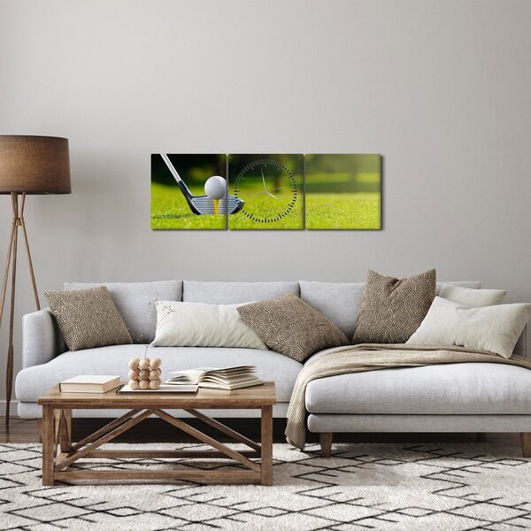 Kép - Golf (órával) (90x30 cm)