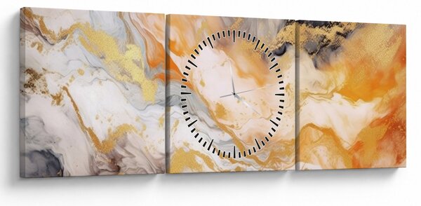 Kép - Márványozott háttér (órával) (90x30 cm)
