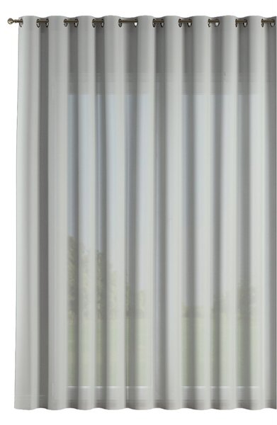 Ringlis fényáteresztő függöny termék színe krém szövet áttetsző, fonott