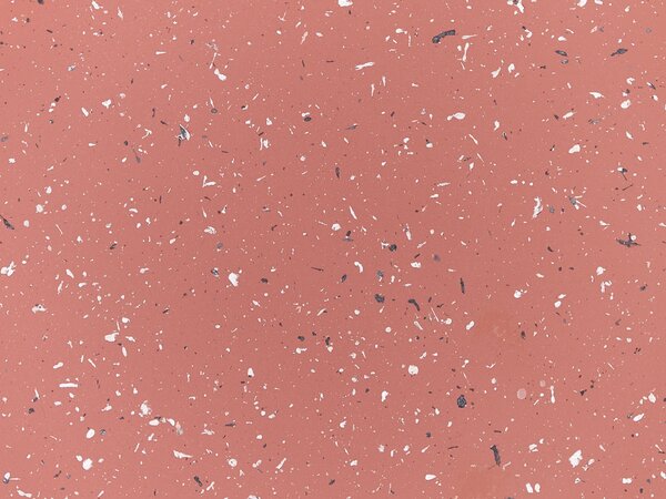 Kisasztal FALIRO 37 cm 37 cm Piros terrazzo