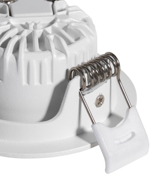 6 darabos süllyesztett spotlámpa készlet fehér dönthető 6,5 cm LED-del IP54 Ultra Slim - Pupil