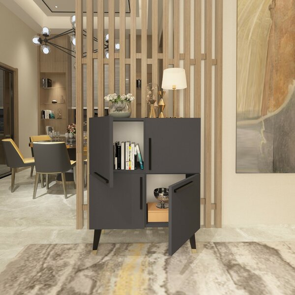 Hanah Home Console Anthracite Makro - Anthracite