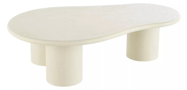 Selena Dohányzóasztal MDF Mikrocement Écru