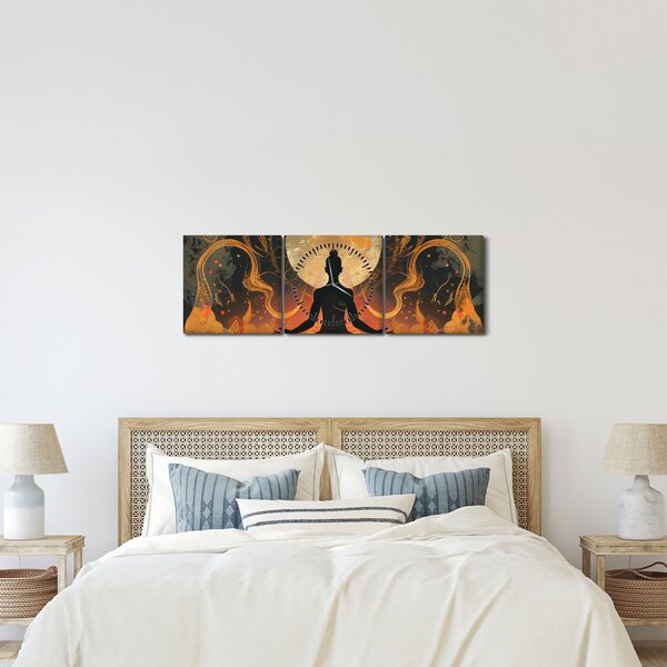 Kép - Meditáció (órával) (90x30 cm)
