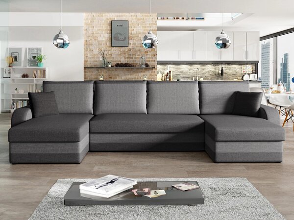 Sarokkanapé Comfivo Melissa III, Kárpit, 80x304x140cm