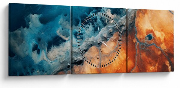Kép - Víz és tűz (órával) (90x30 cm)