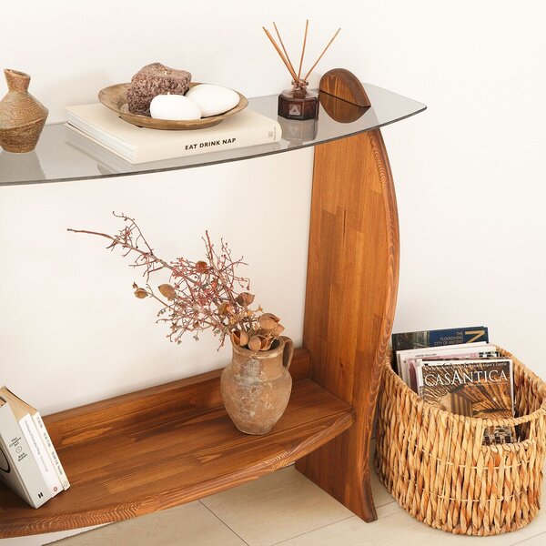Hanah Home komód Chesnut Fume Surf - Chesnut, Fume