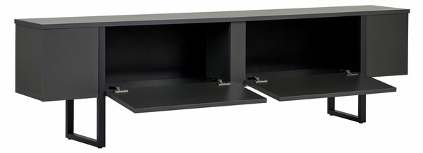 Hanah Home TV Stand Anthracite Black Onera - Anthracite, Black