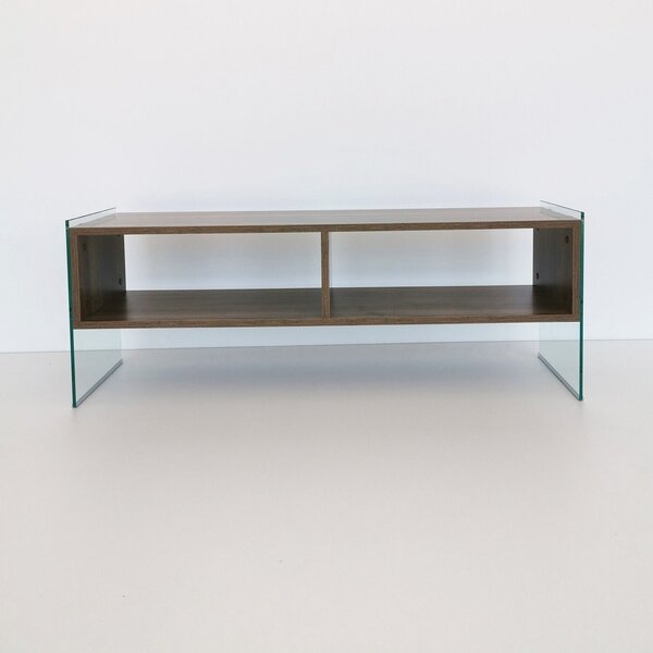 Hanah Home TV Stand Walnut TV404