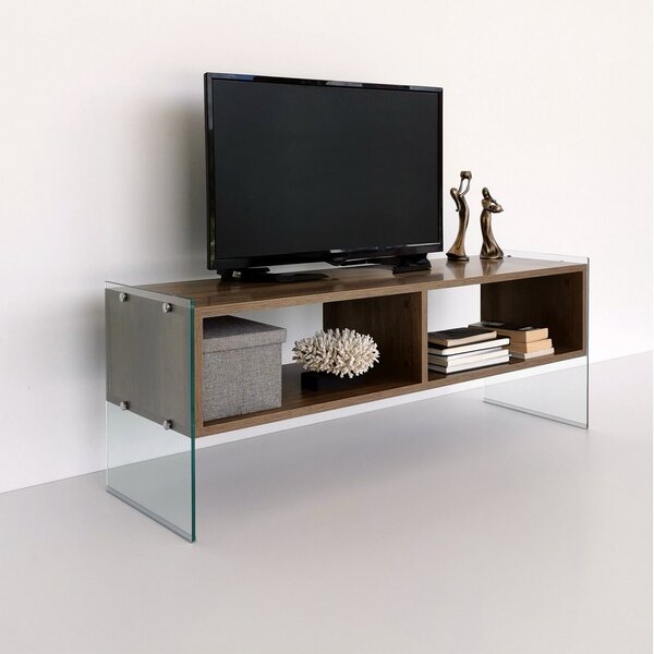 Hanah Home TV Stand Walnut TV404