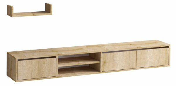 Hanah Home TV Unit Sapphire Oak Heka