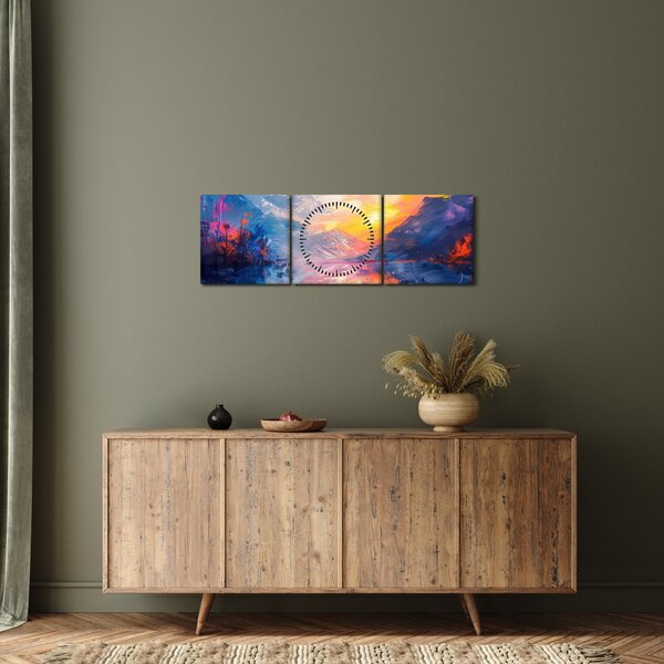 Kép - Tájképfestészet (órával) (90x30 cm)
