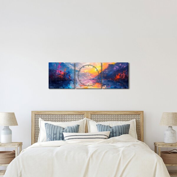 Kép - Tájképfestészet (órával) (90x30 cm)