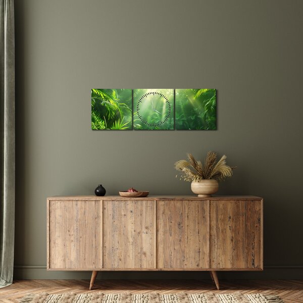 Kép - Esőerdő (órával) (90x30 cm)