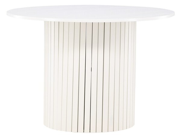 Asztal Dallas 4490, 75cm, Fehér