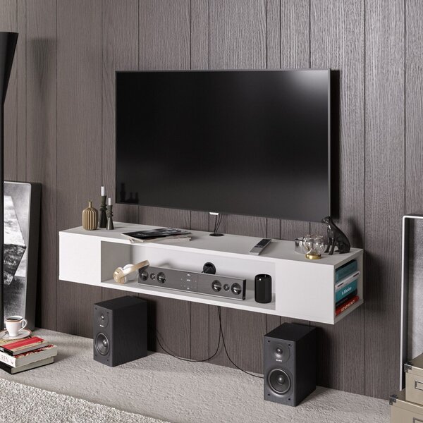 Hanah Home TV Stand White Peti - White