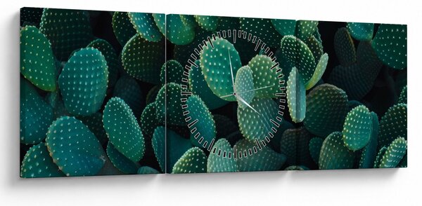Kép - Opuntia (órával) (90x30 cm)