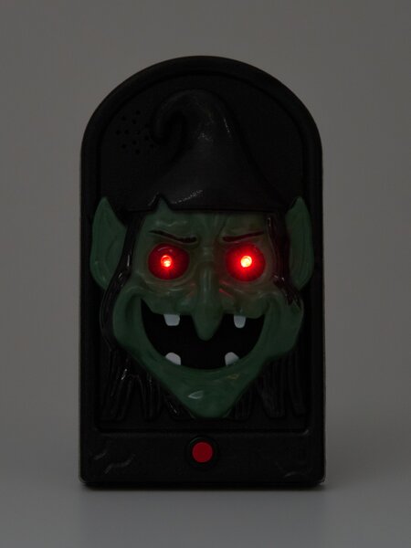 Sinsay - Halloween LED dekoráció - ajtócsengő goblin mintával - zöld