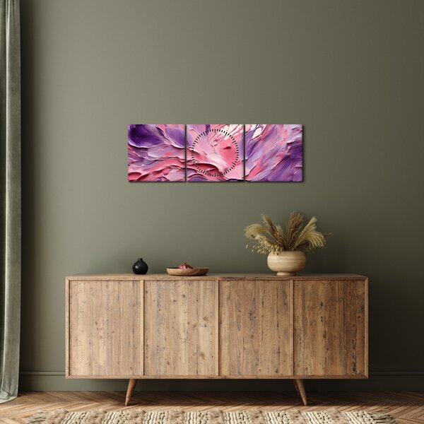 Kép - Romantikus absztrakció (órával) (90x30 cm)