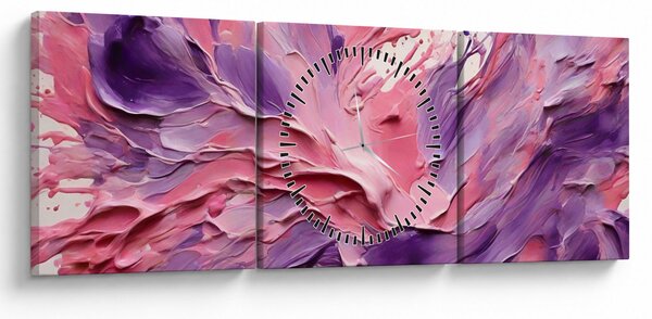 Kép - Romantikus absztrakció (órával) (90x30 cm)