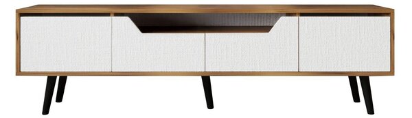 Hanah Home TV Stand Walnut White Roma 180 - Walnut, White
