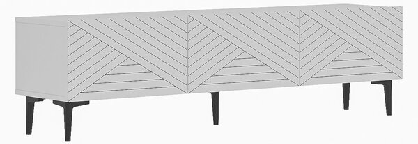 Hanah Home TV Stand White Felix - White