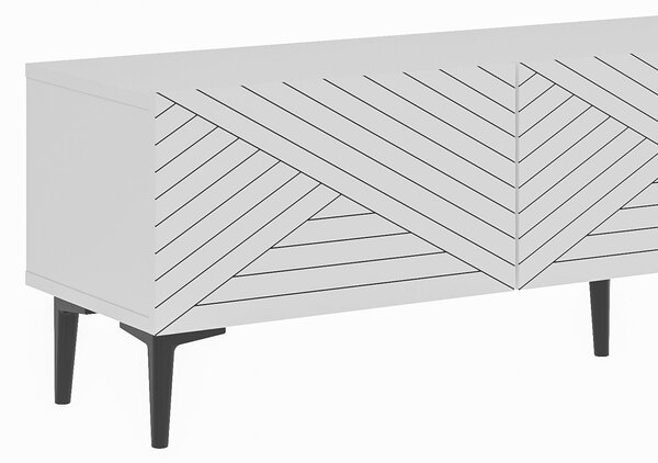 Hanah Home TV Stand White Felix - White
