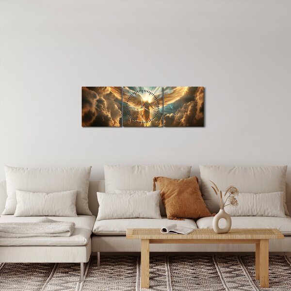 Kép - Angyali mitológia (órával) (90x30 cm)