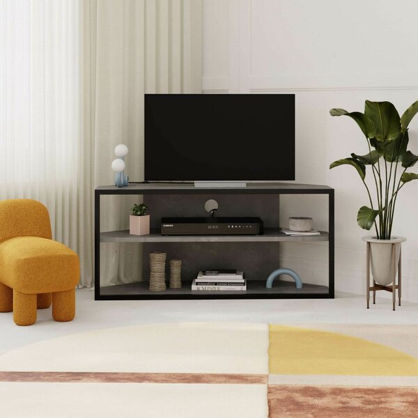 Hanah Home TV Stand Retro Grey Echo - Retro Grey