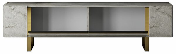 Hanah Home TV állvány Travertine Gold Yildiz - Travertin, Arany