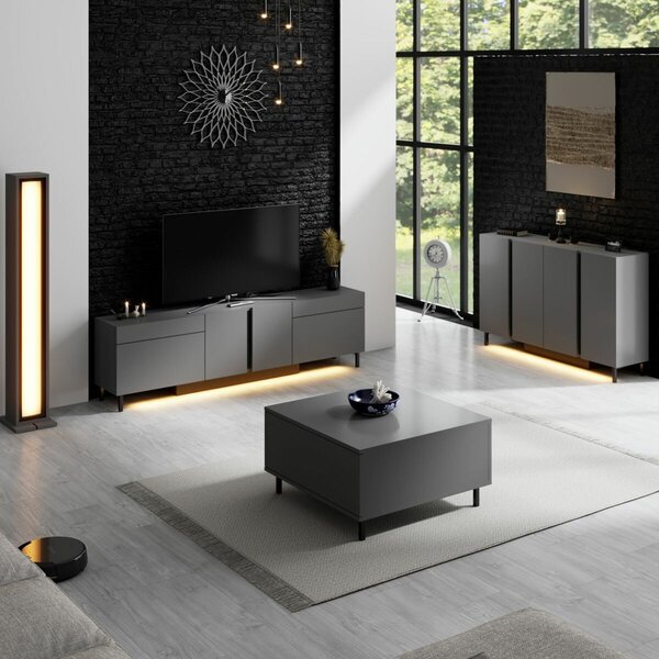 Hanah Home TV állvány Antracit Paris - Antracit