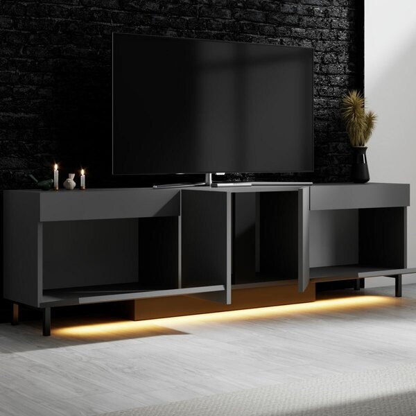 Hanah Home TV állvány Antracit Paris - Antracit